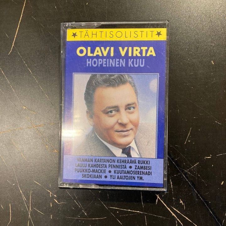 Olavi Virta - Hopeinen kuu C-kasetti (VG+/M-) -iskelmä-